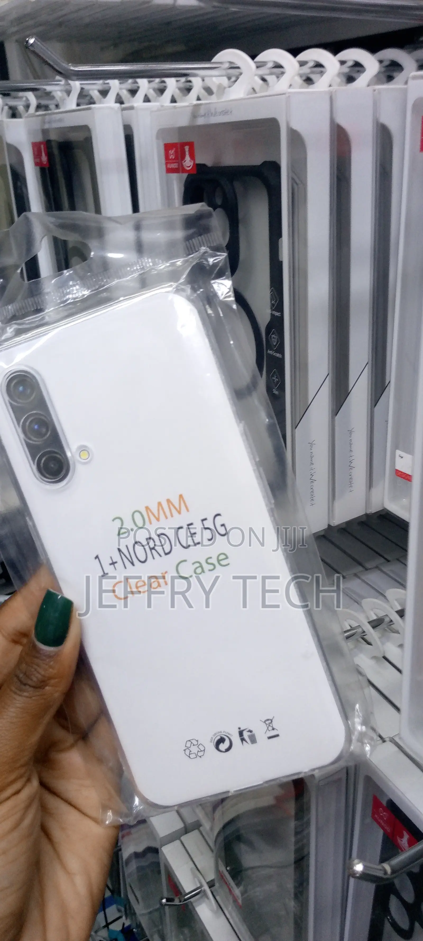 Soezit Back Case Cover for Oneplus NORD CE 5G (Transparent)