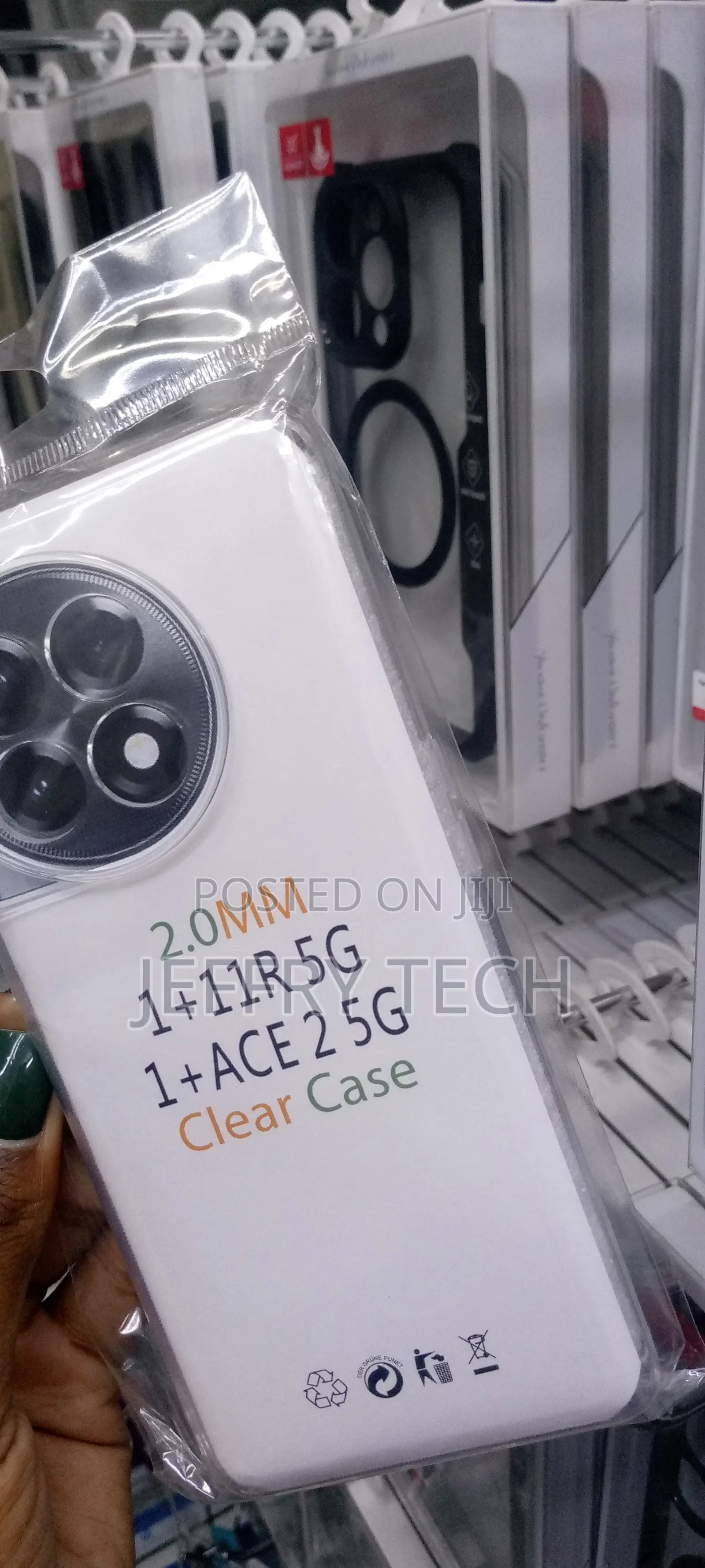 Shockproof Back Cover Case for Oneplus 11R 5G | Raised Bumps