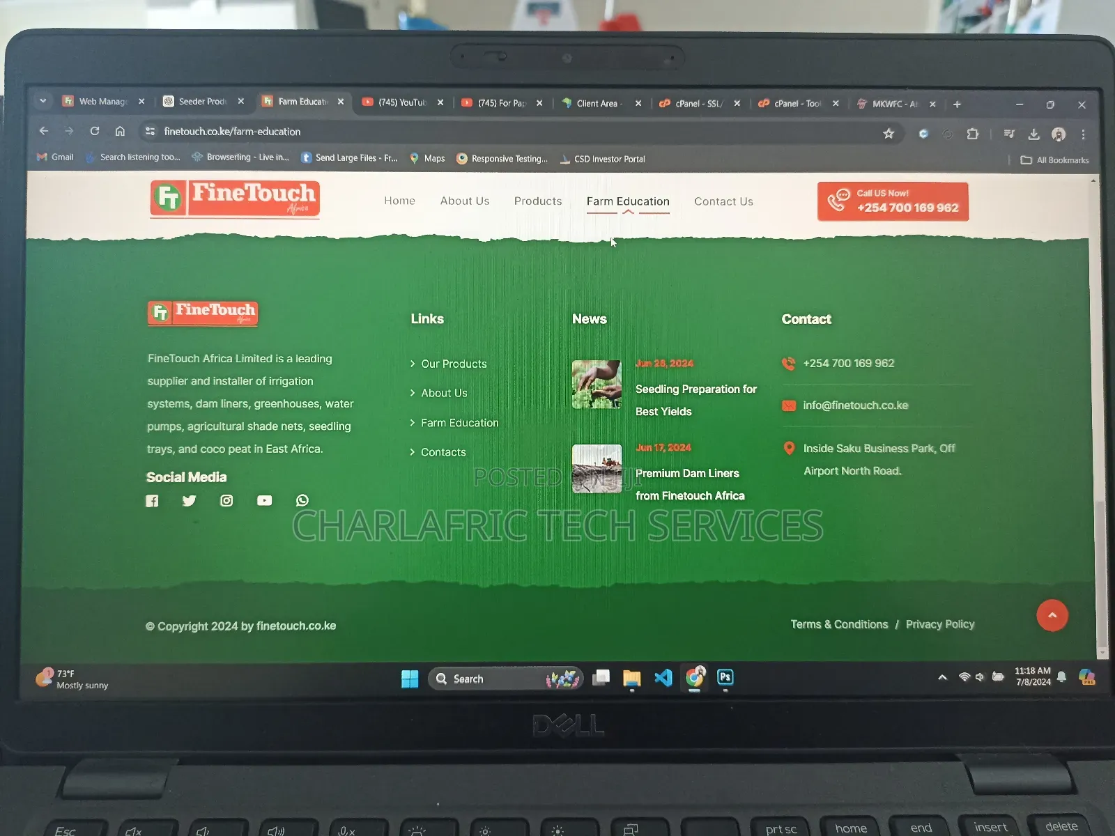 Website Design and Development