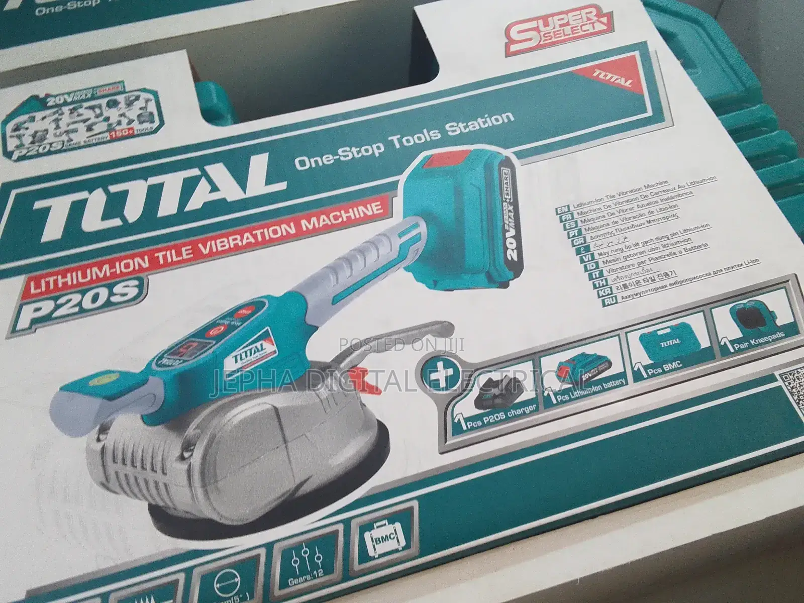 Cordless Lithium Ion Tile Vibration Machine