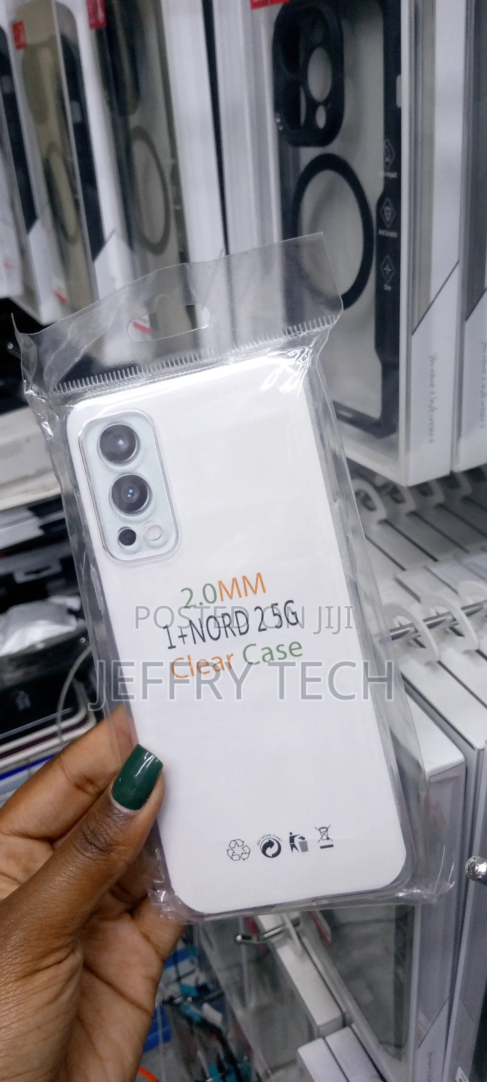 Oneplus Nord 2 5G Back Cover Shockproof Bumper Clear Transpa