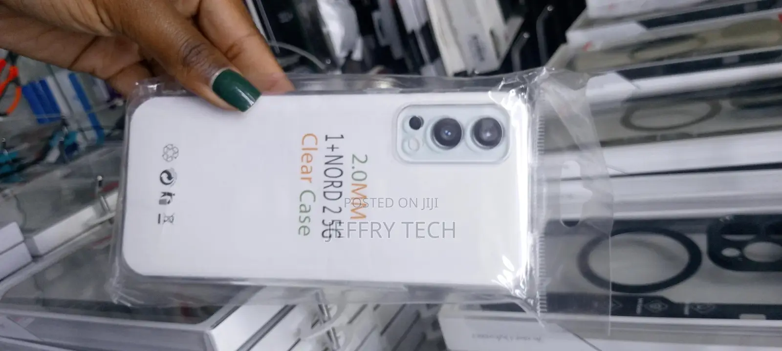 Oneplus Nord 2 5G Back Cover Shockproof Bumper Clear Transpa