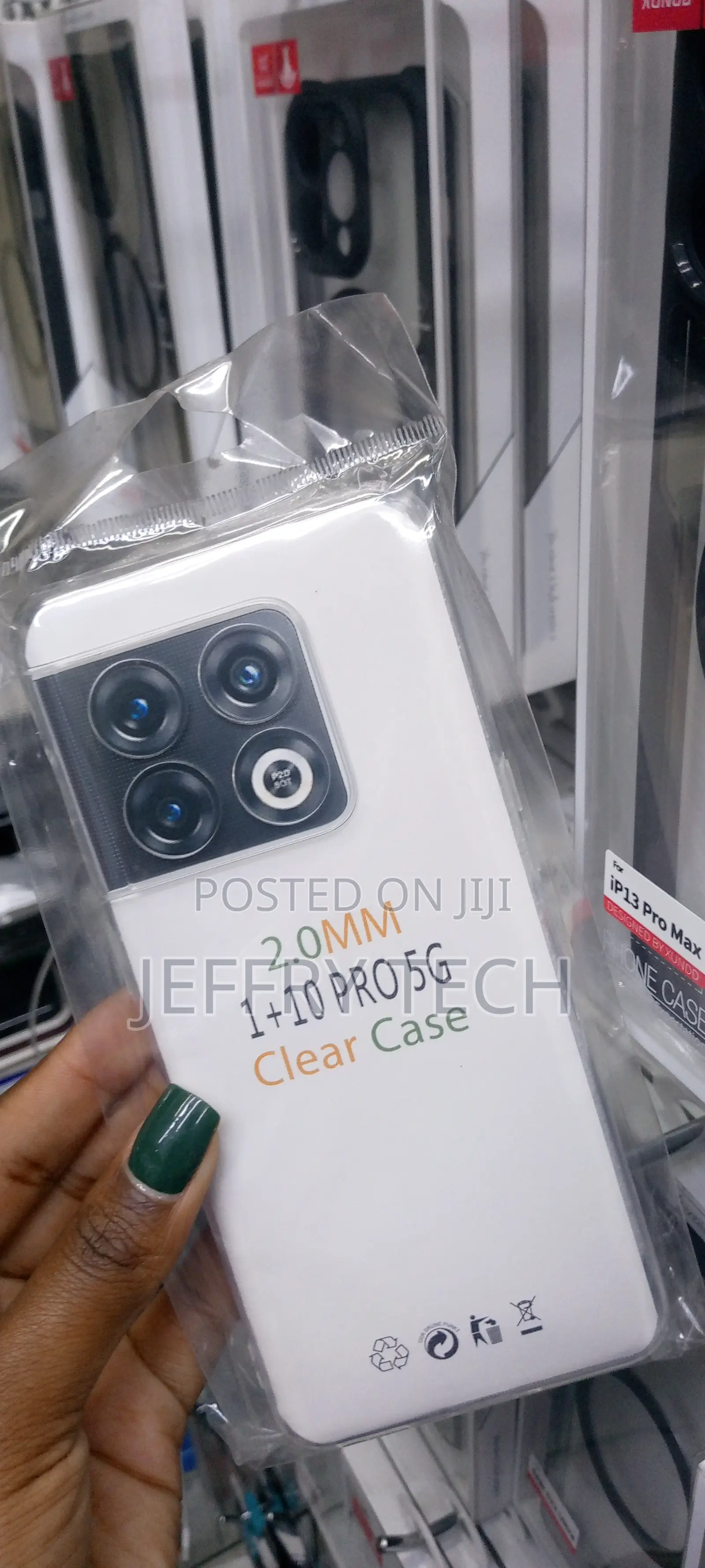 Crystal Clear Back Cover Case for Oneplus 10 PRO 5G | 360 De