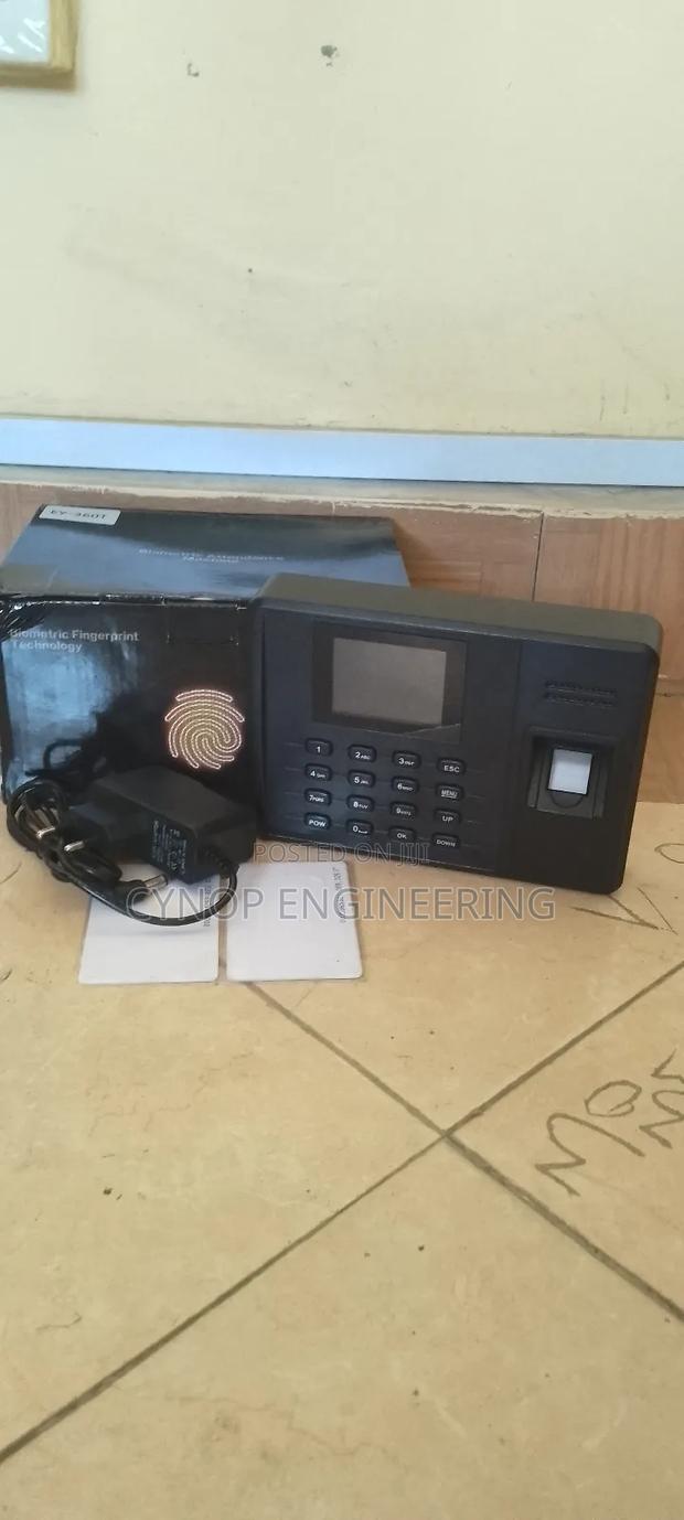 Work Place Biometric Time System - main view