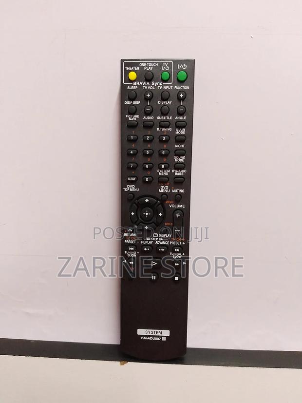 Sony Home Theatre System Remote - main view