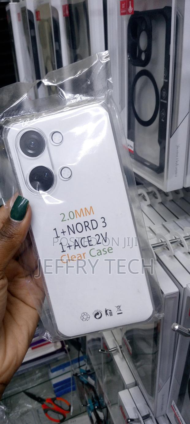 Oneplus Nord 3/Oneplus Ace 2V Case Transparent, Military-Gra - thumbnail 4