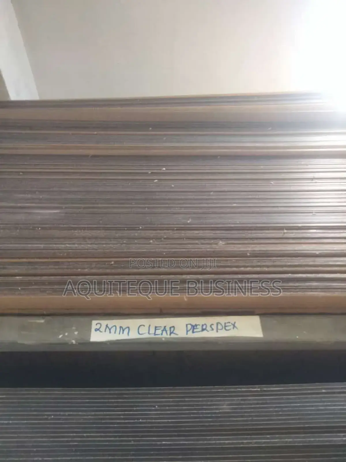 Persepex 2mm.