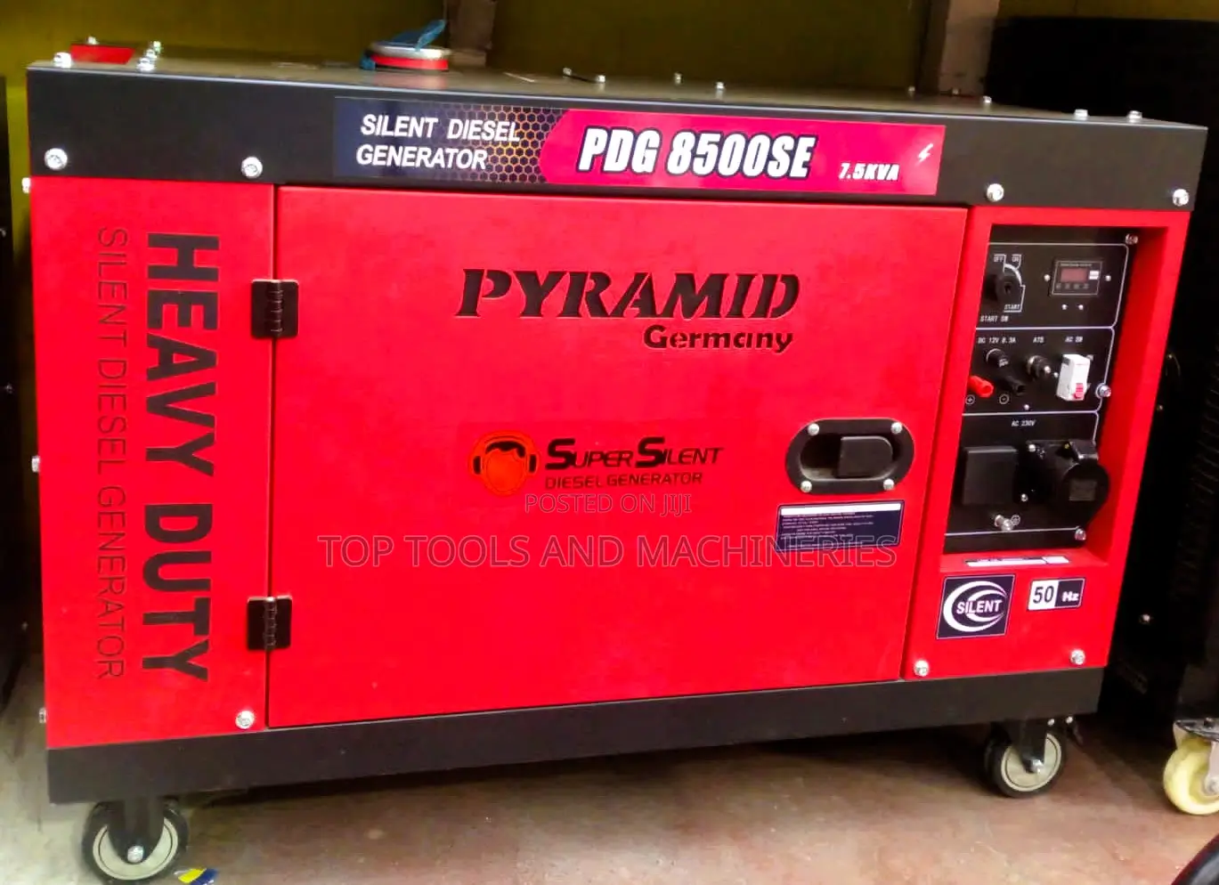 Pyramid Germany 7.5kva Silent Diesel Generator With ATS