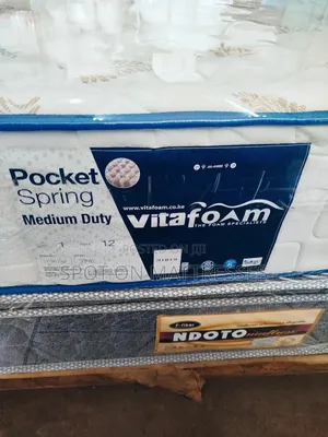 5×6 10inch Pocket Spring Mattresses + 2 Free Pillows.
