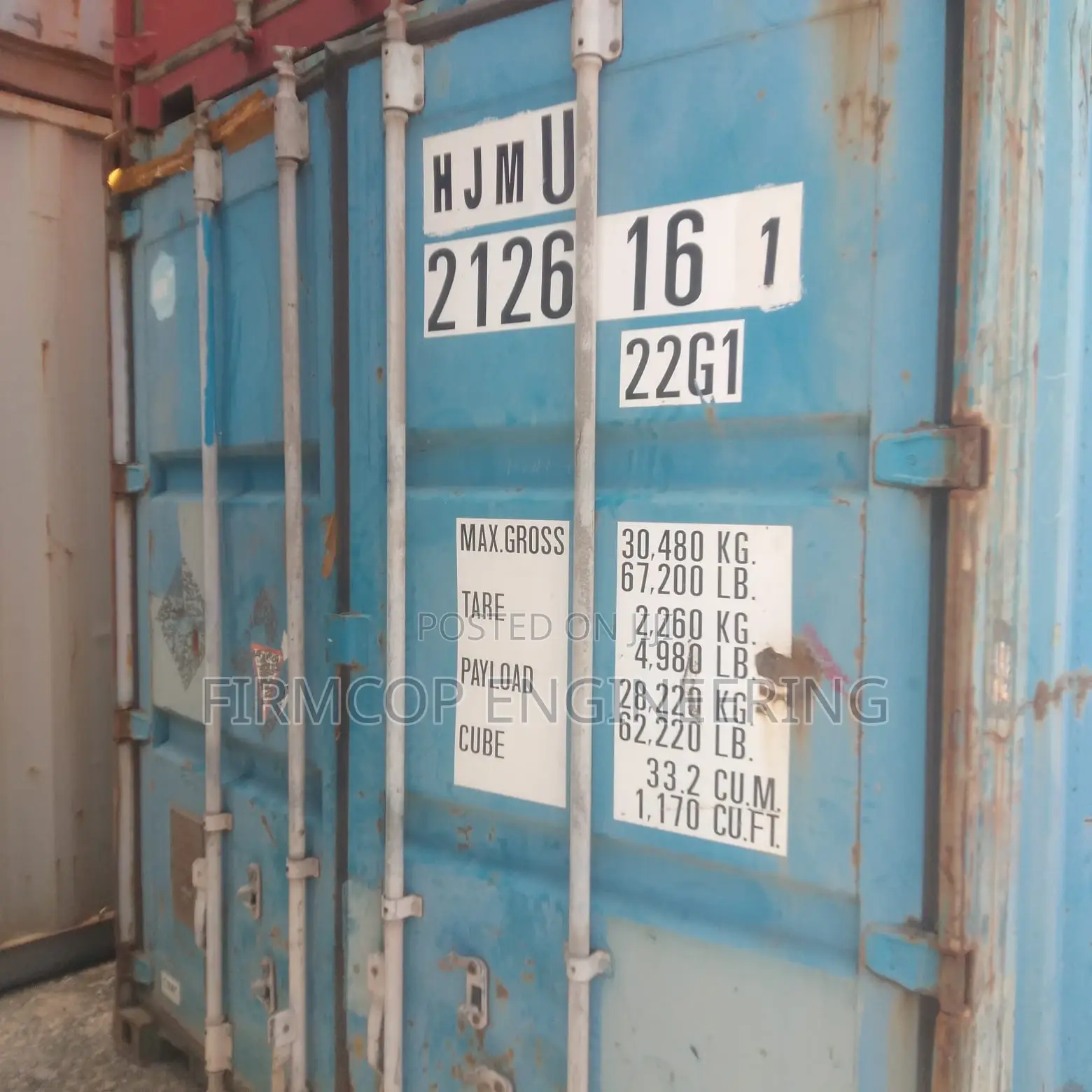 20ft Containers in Stock Ready for Sale