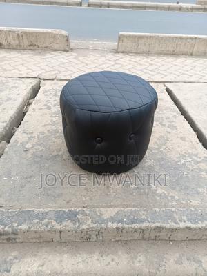 Pedicure Stoo, Black Leather - thumbnail 2