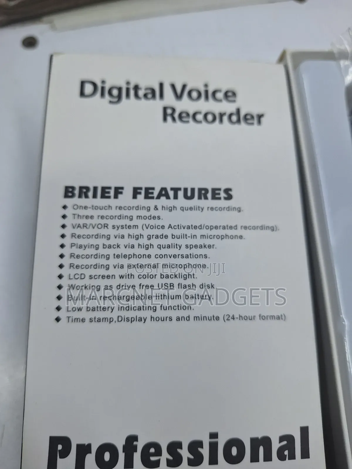 16GB Rechargeable Digital Voice Recorder With Usb Transfer