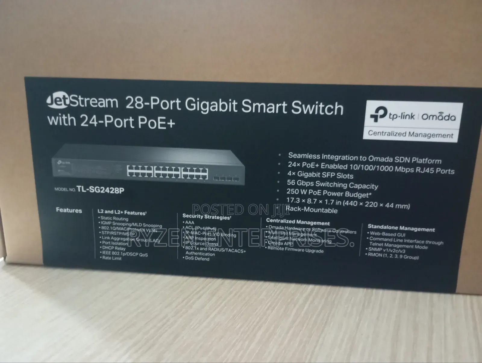 Tp-link Sg2428p Switch/ Tp-link Gigabit Switch Sg2428p Poe