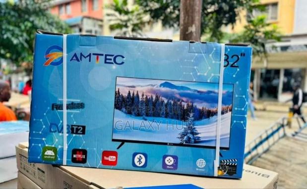 Amtec 32inches Frameless Smart Android Tv With Bluetooth