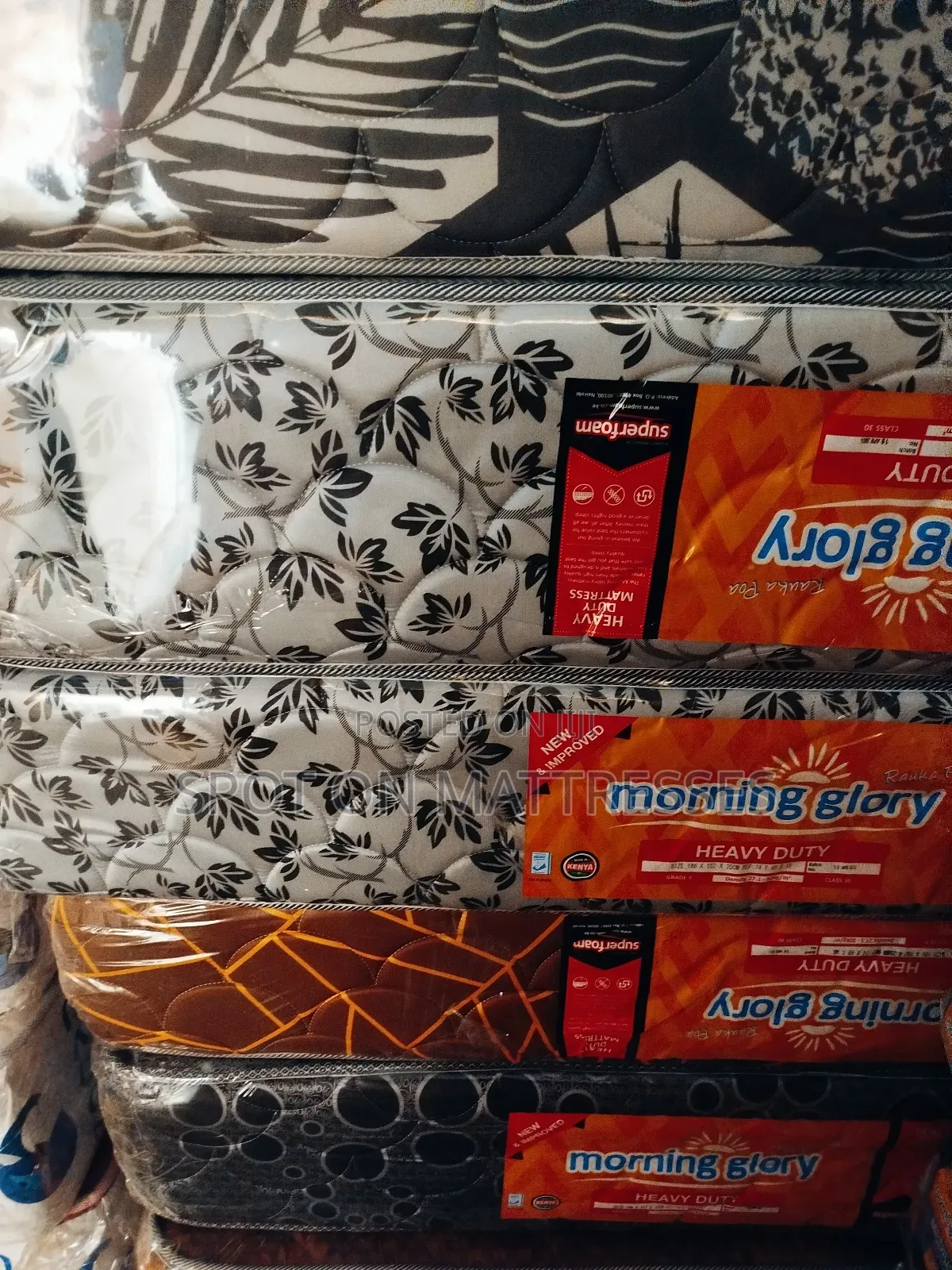5by6 10inch and 12inch Heavy Duty Quilted Mattresses.