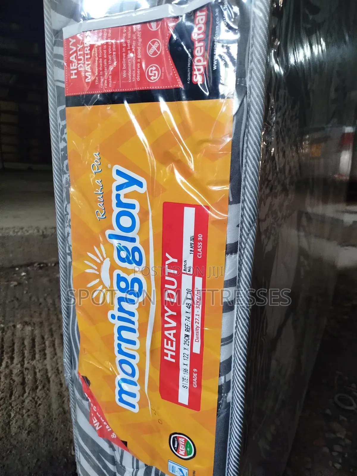 4by6 10inch Heavy Duty Quilted Mattresses.