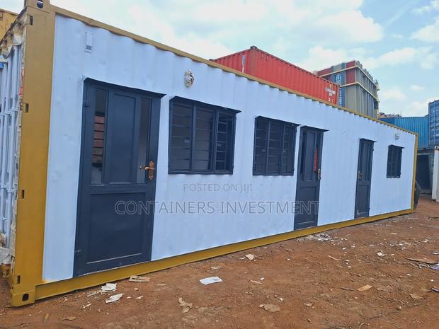 Converted Container Office- Container Investment Kenya - main view