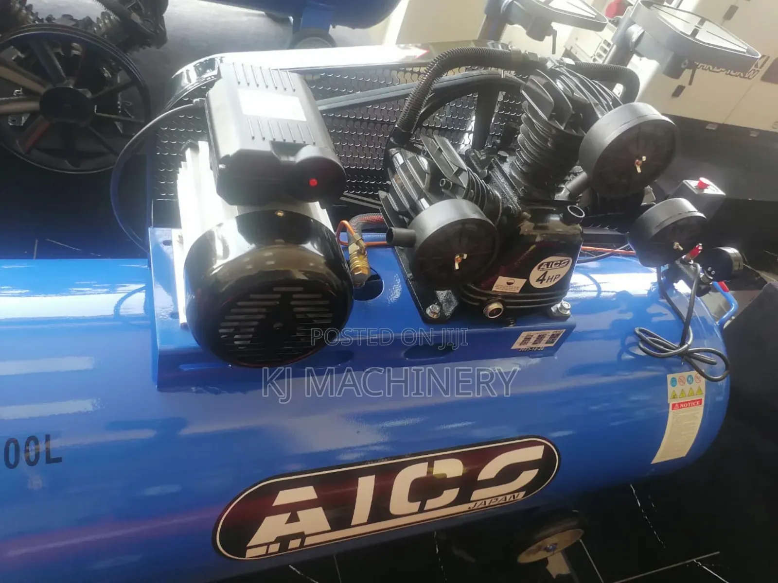 AICO JAPAN 300l Air Compressor With Single Phase Motor