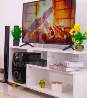 Mexico 55 Inches White Tv Stand