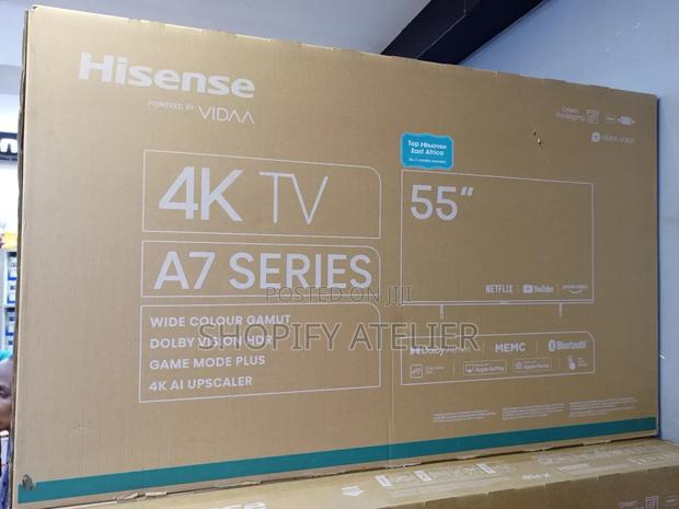 Hisense 55" A7 Series Smart Frameless Powered by Vidaa - main view