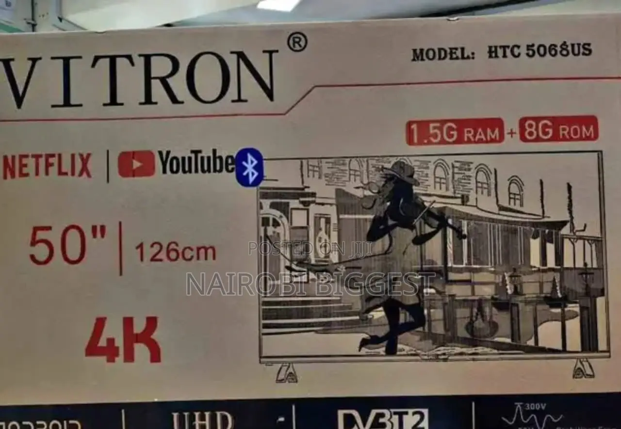 Excellent Vitron 50 Inches Smart Android Tv