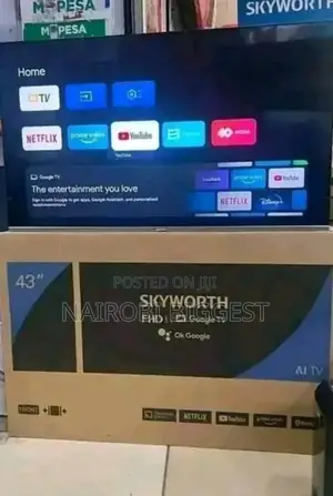 Excellent Skyworth 43 Inches Smart Google Tv