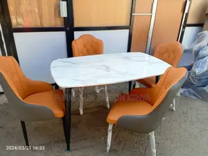 Dinning Table Set Six Seater Marble