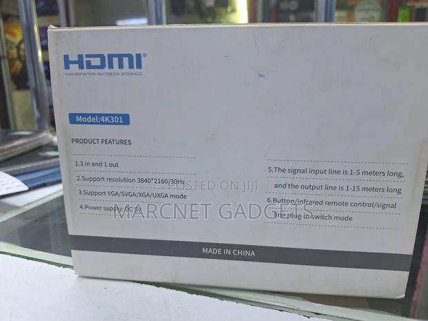 Powered 3 to 1 Hdmi Switch Remote Supports  - thumbnail 2