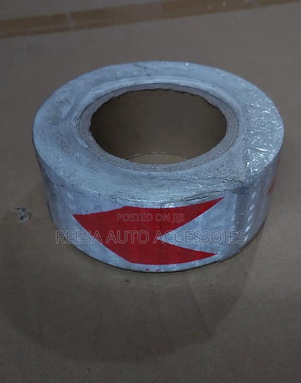 Reflective Tape White With Red