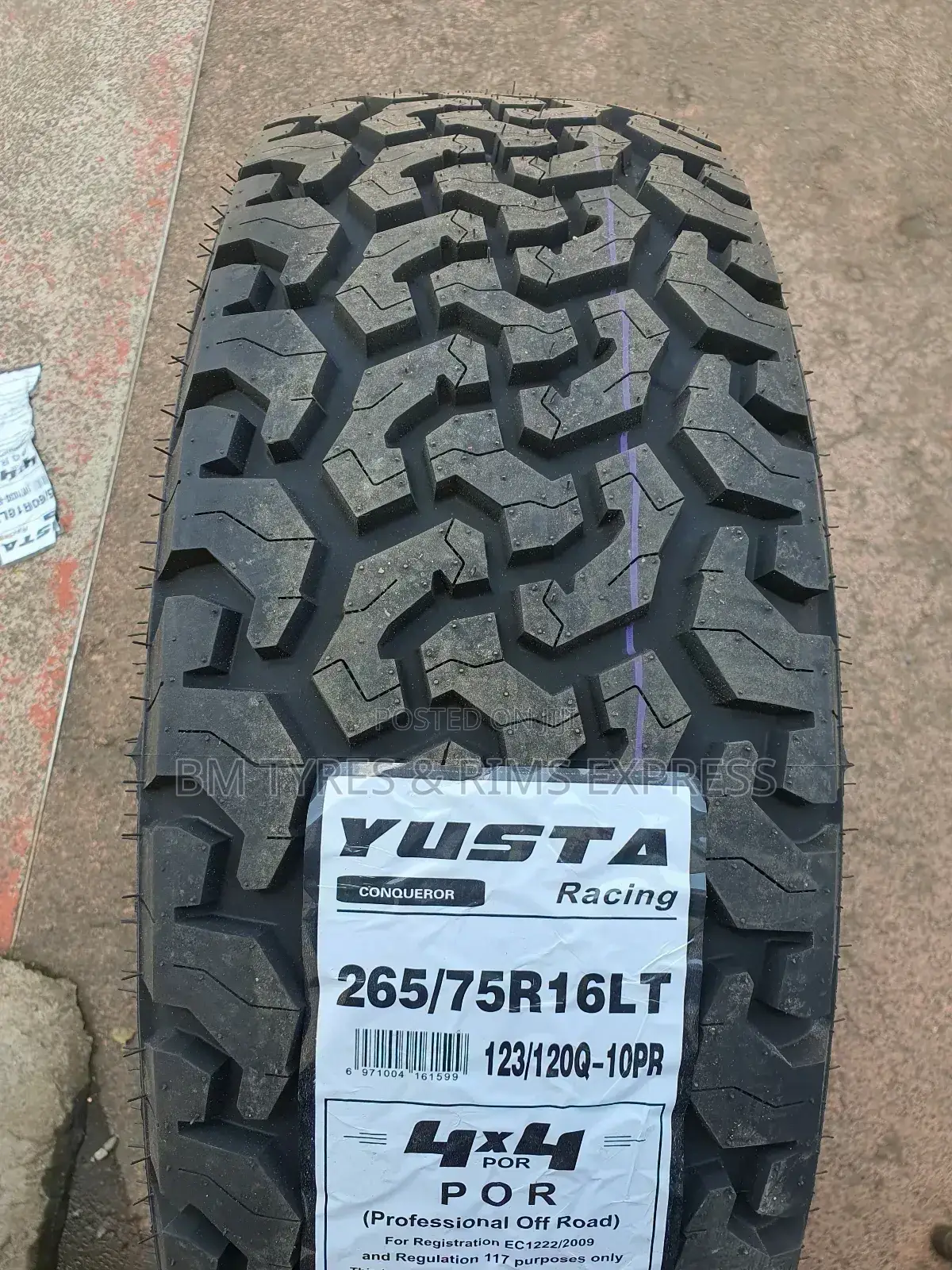 265 /75 R16 Yusta Tyres.