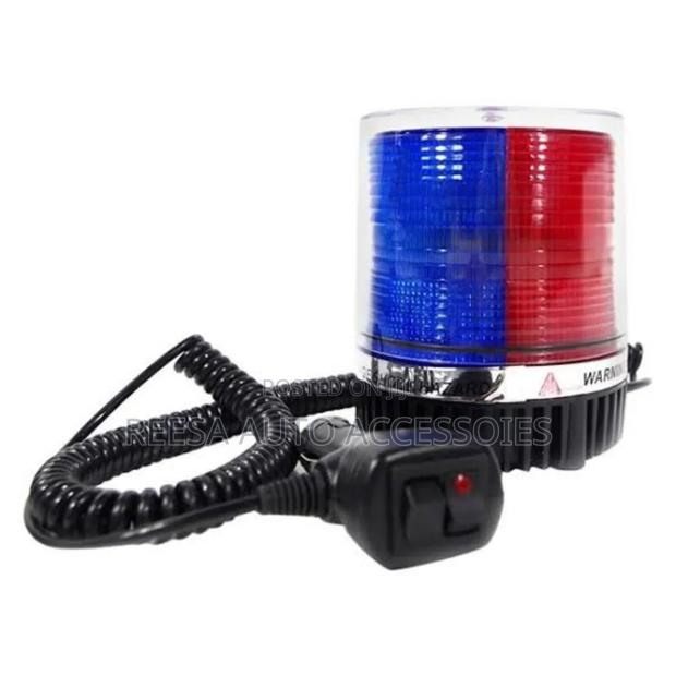 Revolving Warning Light Red Blue