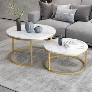 Round Marble Nesting Tables