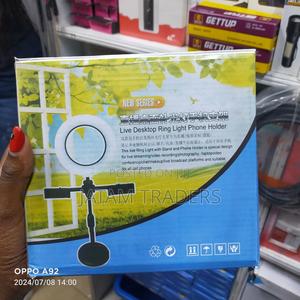 Table Phone Stand With Ring Light - main view