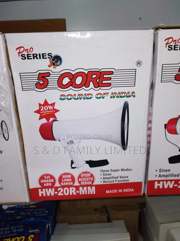 5 Core HW-20RMM Rechargeable Megaphone