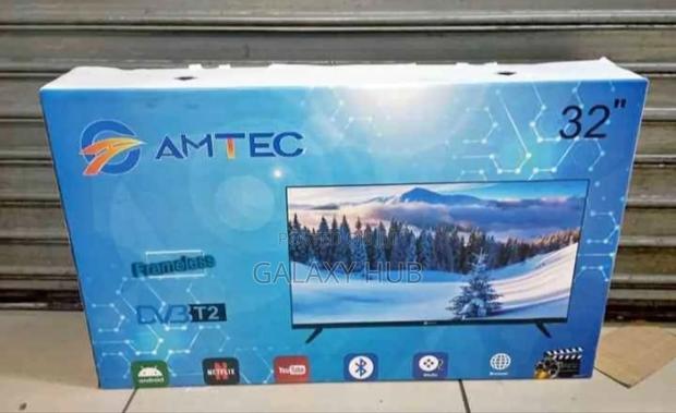 Amtec 32inches Frameless Smart Android Tv With Bluetooth - thumbnail 2