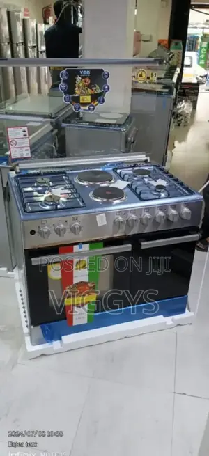 VON 4+2 Electric Cooker With Gas Compatiment VON
