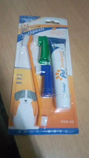 Double-Sided Handle Oral Dental Care Dog Toothpaste Toothbru