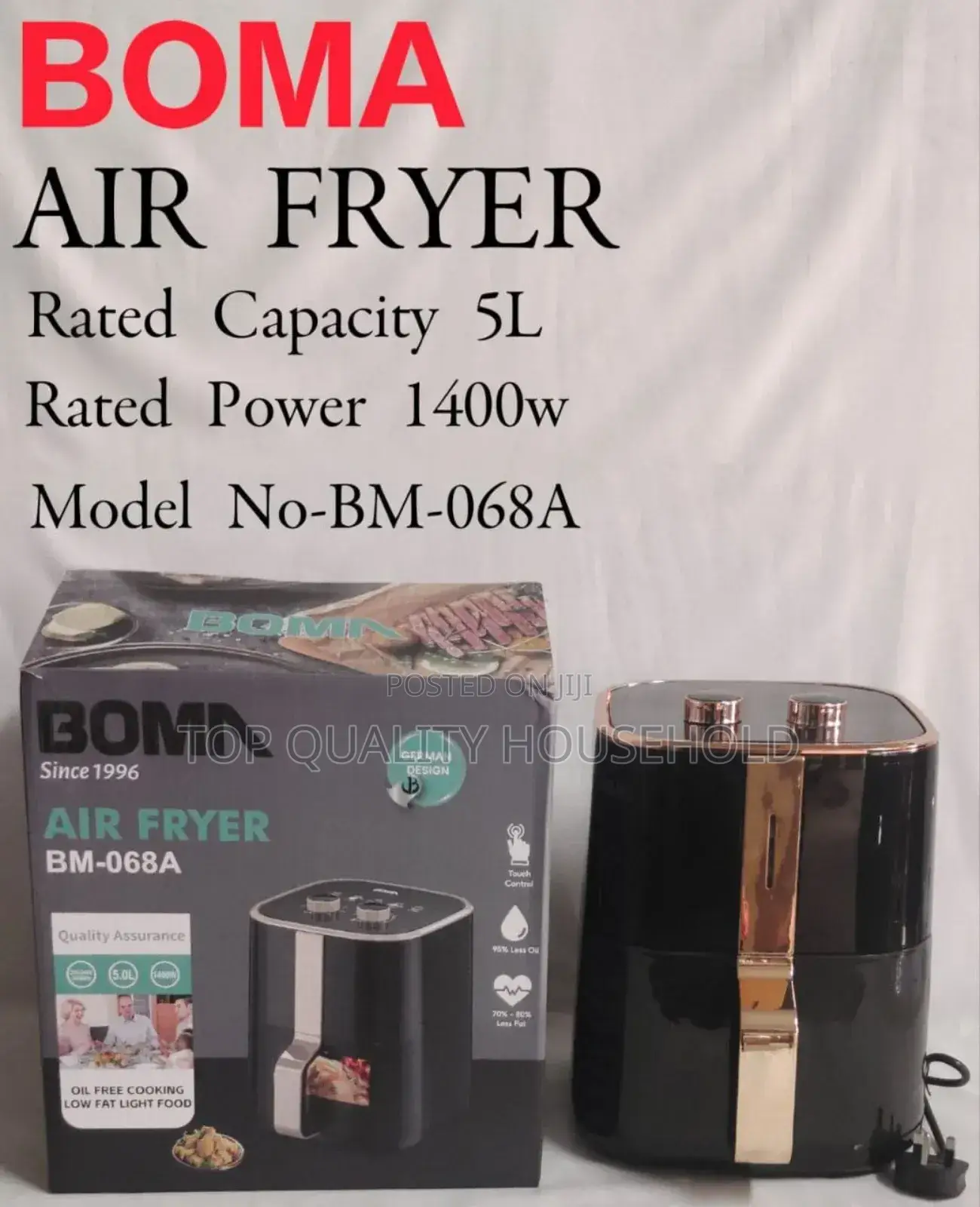 ' Boma ' Air Fryer BM 068 a ( 5 LTR ) in Nairobi Central Kitchen