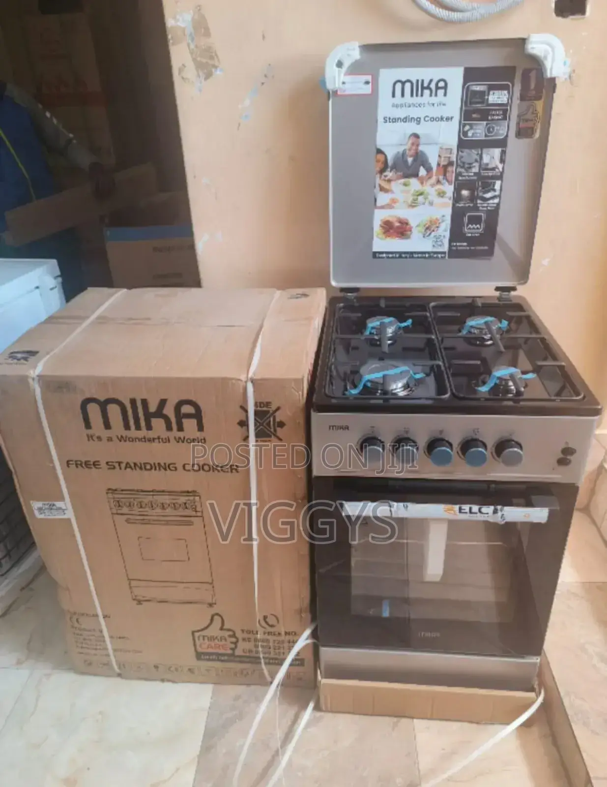 Durable Mika 4gas Free Standing Gas Cooker Mi4gka