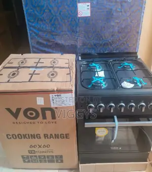 New 60*60 Von 4gas Standing +Electric Oven Von4ge