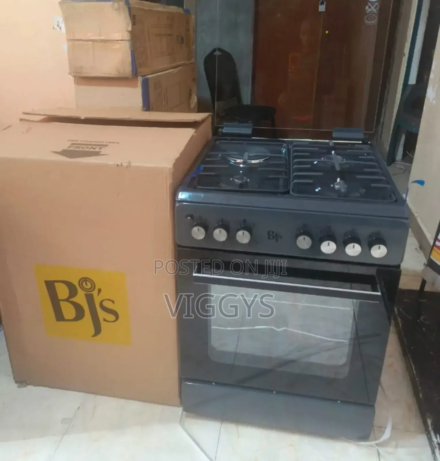 Classic BJS 60X60 3-Gas+1 Hot Plate Cooker BJS3+1EH