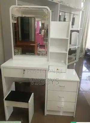 Dressing Table With Sliding Mirror/Dressing MWHITE