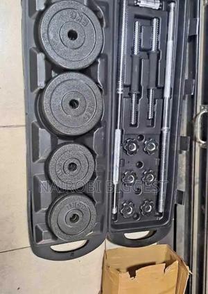 Excellent 50kg Chrome Adjustable Dumbbell - thumbnail 2