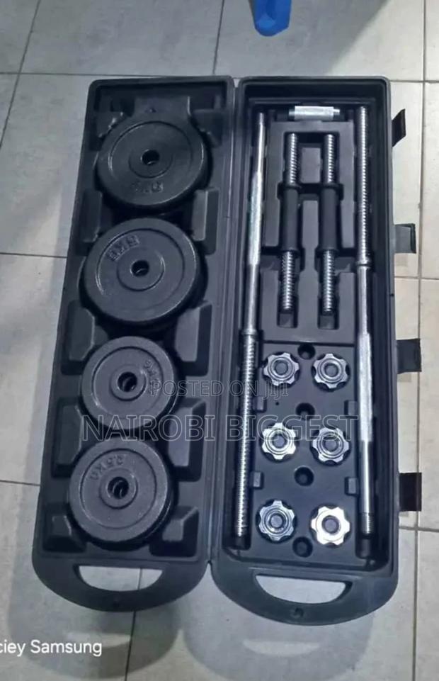 Pure 50kg Dumbbell Chrome - main view