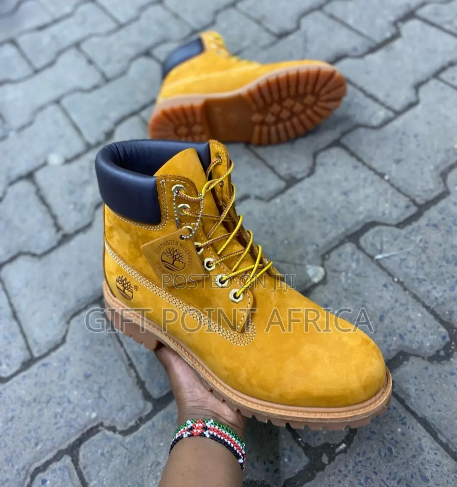 Yellow Timberland Boots for Men