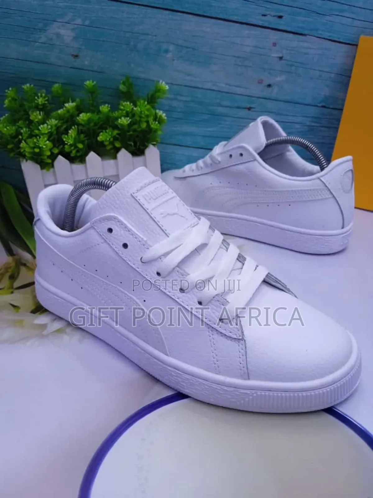 White Puma Sneakers for Men