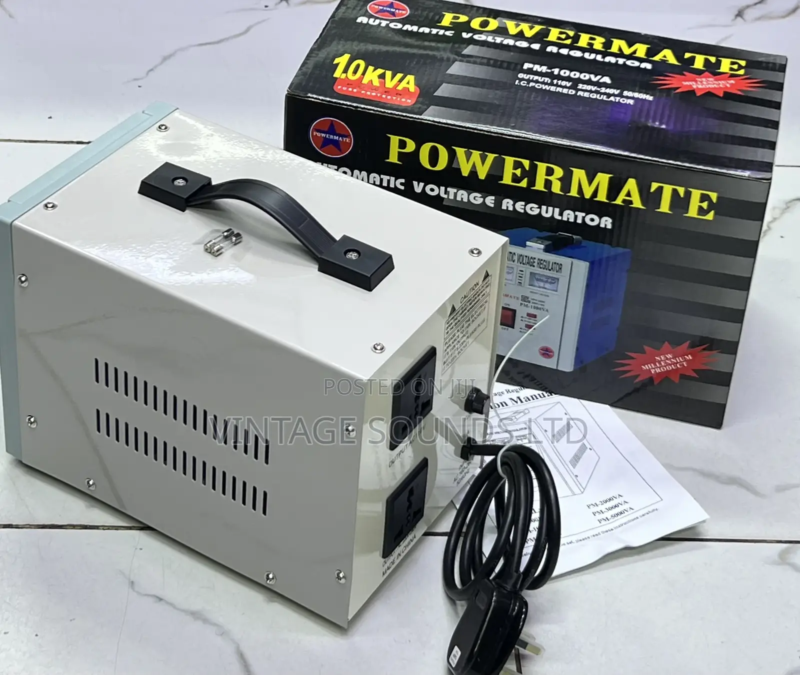 Powermate Automatic Voltage Regulator1000watts With Stepdown