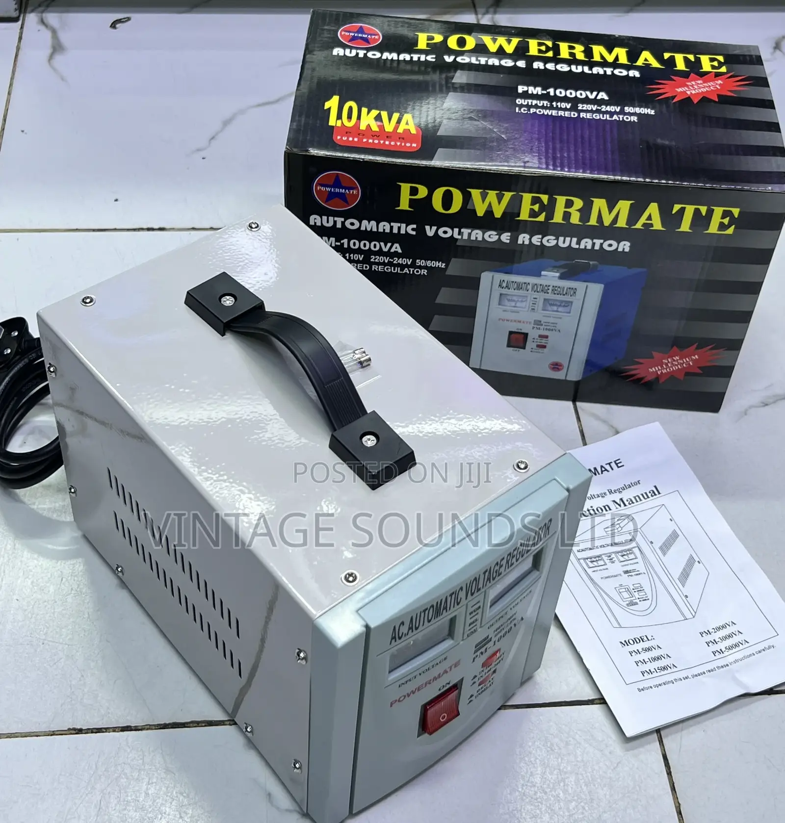 Powermate Automatic Voltage Regulator 1.0 Kva With Stepdown