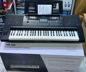PSR 493 Portable 61 Keys Portable Keyboard Metallic Stand