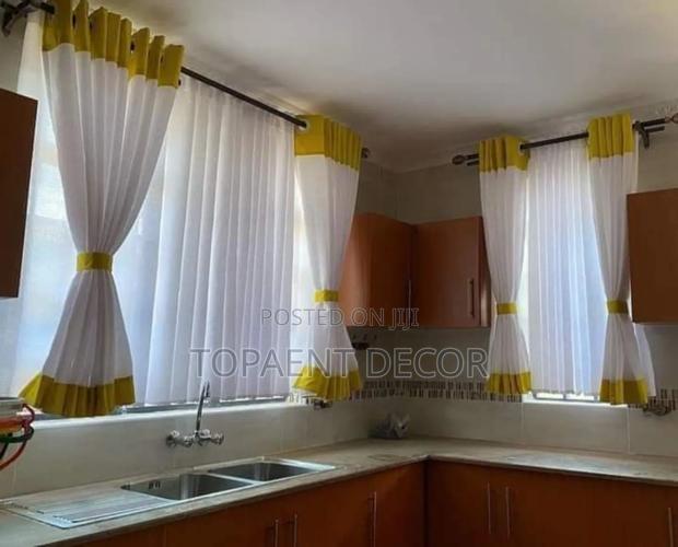 Yellow Blended Kitchen Sheer Yellow Blended Kitchen Sheer
